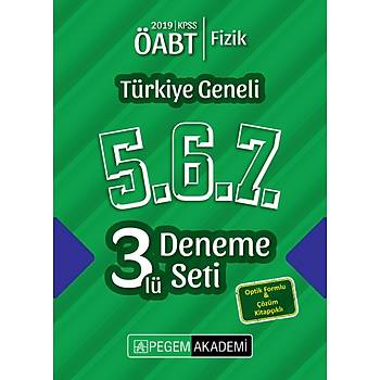 Pegem 2019 ÖABT Fizik Öðretmenliði Türkiye Geneli 3 Deneme (5.6.7) Pegem Akademi Yayýnlarý