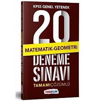 KPSS Genel Yetenek Matematik Tamamý Çözümlü 20 Deneme Sýnavý Yediiklim Yayýnlarý