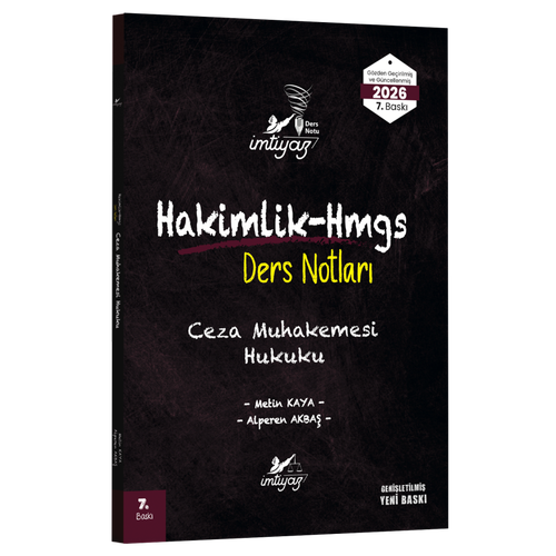 �mtiyaz Ceza Muhakemesi Hukuku Metin Kaya Alperen Akba�