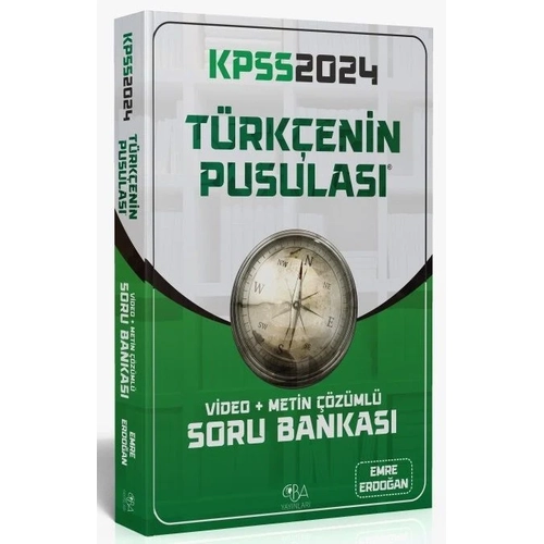 CBA Yayınları 2024 KPSS Türkçenin Pusulası Soru Bankası Video Çözümlü