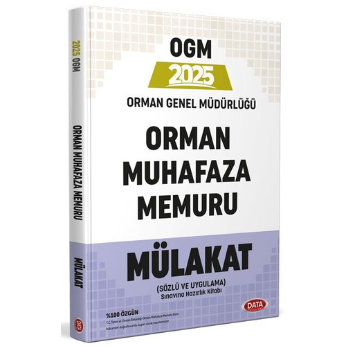 Data Yay�nlar� 2025 Orman Genel M�d�rl��� Orman Muhafaza Memuru M�lakat