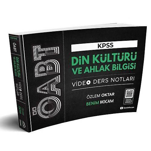Benim Hocam Yaynlar 2020 KPSS ABT Din Kltr ve Ahlak Bilgisi retmenlii Video Ders Notlar