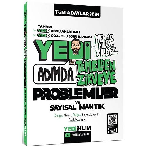 Yediiklim Yaynlar Yedi Admda Temelden Zirveye Problemler ve Saysal Mantk Video Konu Anlatml Video zml Soru Bankas Mehmet Bilge Yldz Yediiklim Yaynevi
