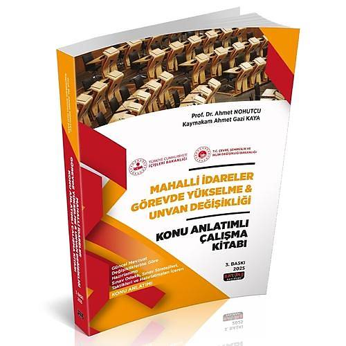 Sava 2025 GYS Mahalli dareler Grevde Ykselme ve nvan Deiiklii Konu Anlatml alma Kitab 3. Bask - Ahmet Nohutu Sava Yaynlar