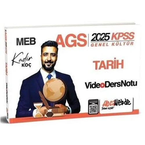 HocaWebde 2025 KPSS MEB-AGS Tarih Video Ders Notu - Kadir Ko� HocaWebde Yay�nlar�