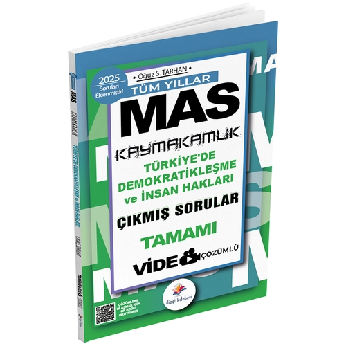 Dizgi Kitap 2025 MAS Kaymakaml�k T�rkiyede Demokratikle�me ve �nsan Haklar� ��km�� Sorular Video ��z�ml� Dizgi Kitap Yay�nlar�