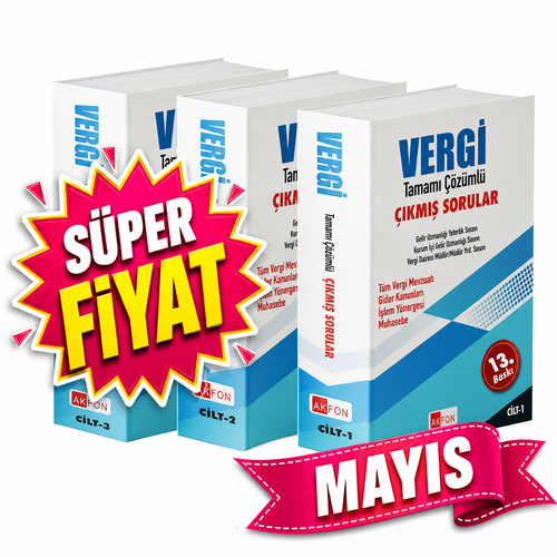 S�per Fiyat!!! Vergi Akademisi Tamam� ��z�ml� ��km�� Sorular MAYIS 2026