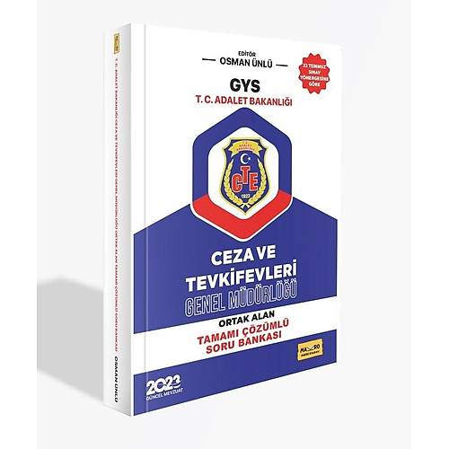 T.C. Adalet Bakanl GYS Ceza ve Tevkifevleri Genel Mdrl Ortak Alan Soru Bankas 2023