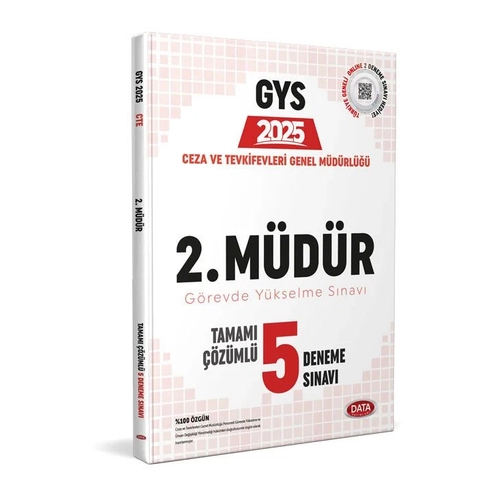 Data Yay�nlar� Ceza ve Tevkifevleri 2. M�d�r GYS Tamam� ��z�ml� 5 Deneme S�nav�