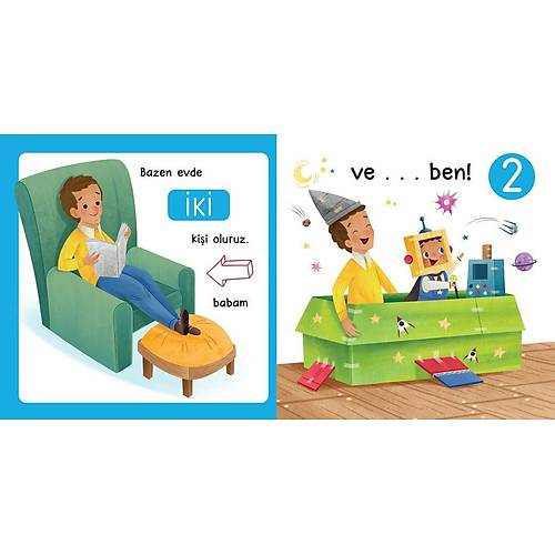 Evimizdeki Say�lar - Aile Hikayeleri Serisi (Karton Kapak) Dikkat At�lyesi Yay�nlar�