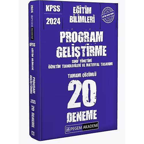 2024 KPSS Eitim Bilimleri Program Gelitirme 20 Deneme