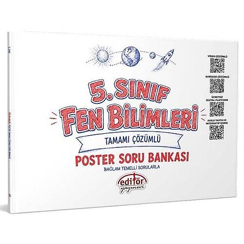 Edit�r 5. S�n�f Fen Bilimleri Poster Soru Bankas� ��z�ml� Edit�r Yay�nlar�