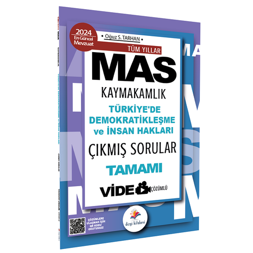 Dizgi Kitap 2024 MAS Kaymakaml�k T�rkiyede Demokratikle�me ve �nsan Haklar� ��km�� Sorular Video ��z�ml� Dizgi Kitap Yay�nlar�