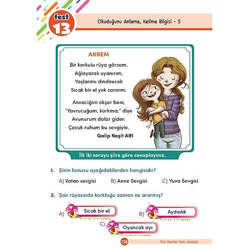 1. S�n�f T�m Dersler Yeni Nesil Soru Bankas� Dikkat At�lyesi Yay�nlar�