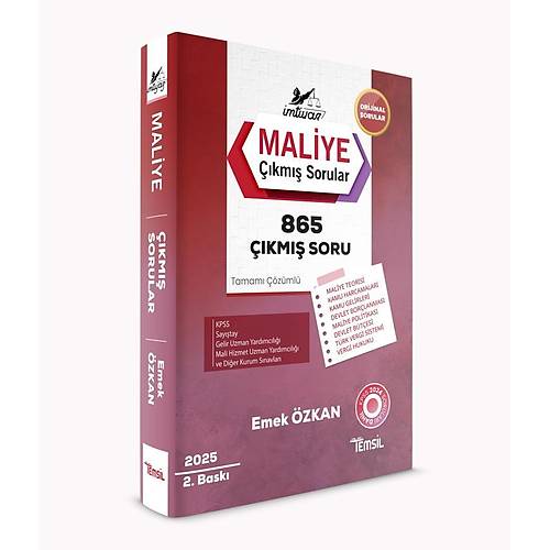 MTYAZ Maliye km Sorular Temsil Kitap 2025