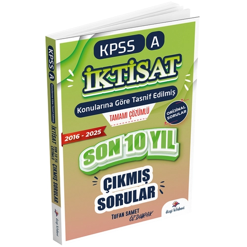Dizgi Kitap 2026 KPSS A Grubu ktisat km Sorular Son 10 Yl zml Dizgi Kitap