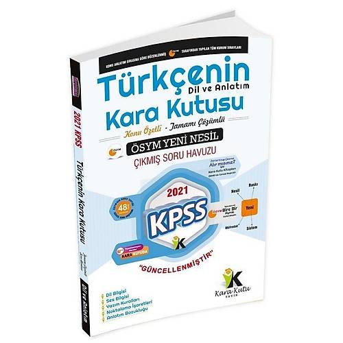 nformal 2021 KPSS Trkenin Kara Kutusu 3. Cilt Dil ve Anlatm km Sorular Soru Bankas nformal Yaynlar