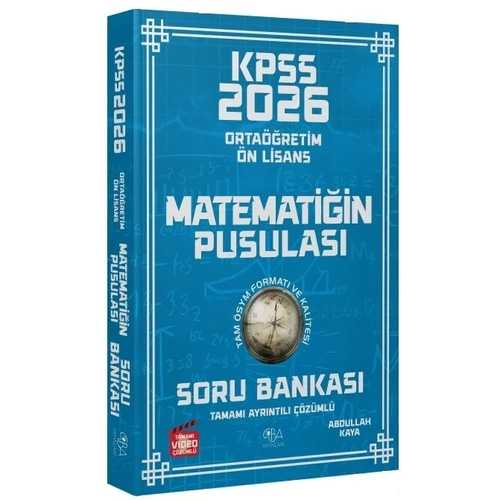 CBA Yaynlar 2026 KPSS Lise Ortaretim n Lisans Matematik Matematiin Pusulas Soru Bankas zml - Burak Almasulu CBA Yaynlar