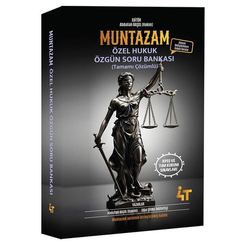 4T Yay�nlar� MUNTAZAM �zel Hukuk Soru Bankas� ��z�ml� Abdullah Ba�ol, U�ur �ivka