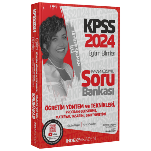 �ndeks Akademi 2024 KPSS E�itim Bilimleri ��retim Y�ntem Teknikleri, Program Geli�tirme Soru Bankas� ��z�ml� - Zeynep Salman ��li �ndeks Akademi Yay�nc�l�k