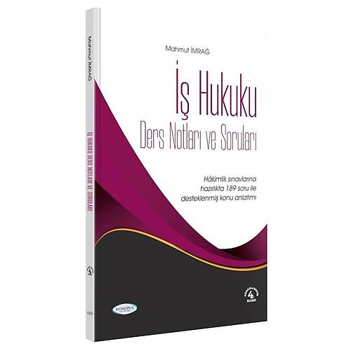  Hukuku Ders Notlar ve Sorular 4. Bask Monopol Yaynlar