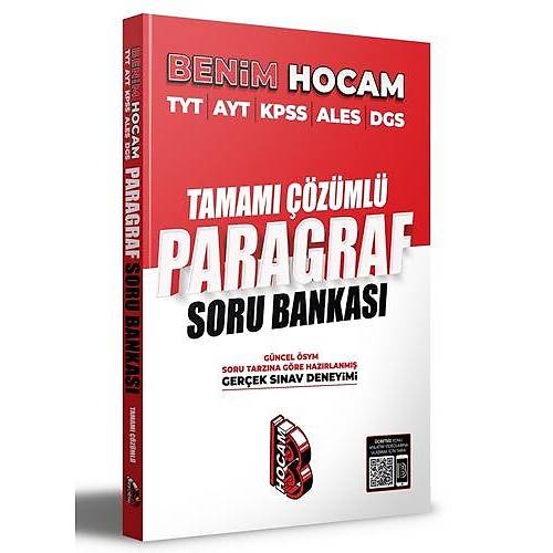 Benim Hocam Yaynlar 2022 Tm Adaylar in Paragraf Tamam zml Soru Bankas