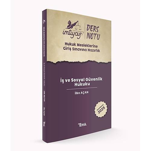 MTYAZ HMGS  ve Sosyal Gvenlik Hukuku Ders Notu lke Aan Temsil Kitap