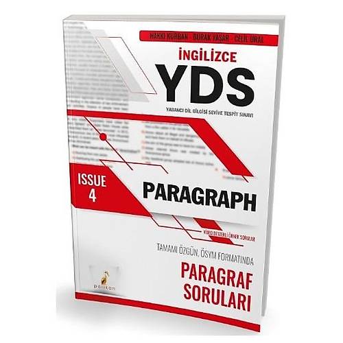 Pelikan YDS ngilizce Issue-4 Paragraf Sorular Pelikan Yaynlar