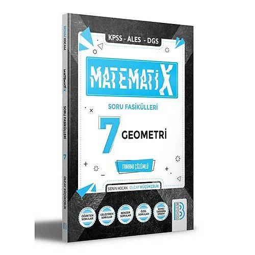 Benim Hocam Yaynlar 2022 KPSS ALES DGS MatematiX Soru Fasiklleri 7