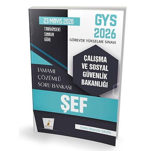 GYS 2026 G�revde Y�kselme S�nav� �al��ma ve Sosyal G�venlik Bakanl��� �ef Tamam� ��z�ml� Soru Bankas�
