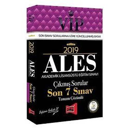 Yarg Yaynlar 2019 ALES VIP Son 7 Yl km Sorular + zmleri
