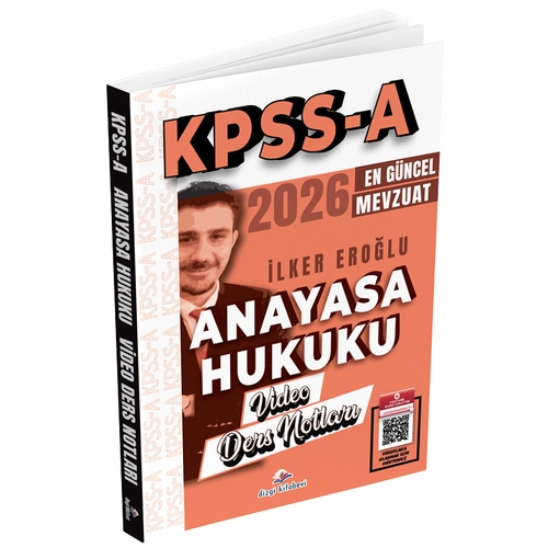 Dizgi Kitap 2026 KPSS A Grubu Anayasa Hukuku Video Ders Notlar� - �lker Ero�lu Dizgi Kitap