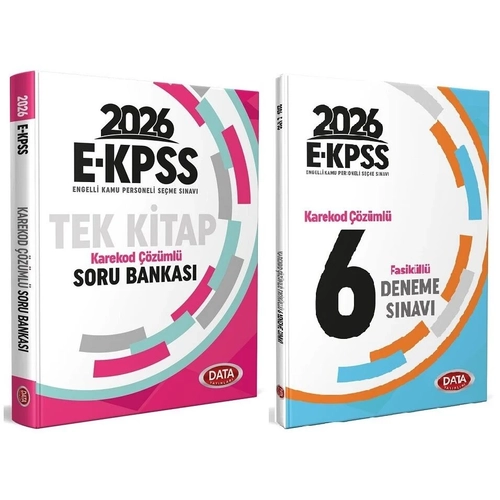 Data 2026 EKPSS Soru Bankas� + 6 Deneme 2 li Set Data Yay�nlar�