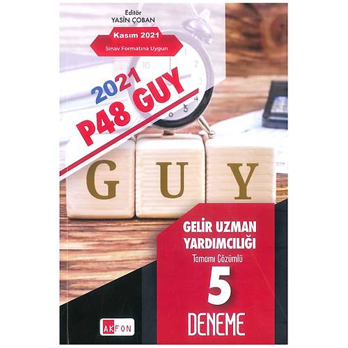 P48 GUY Gelir Uzman Yardýmcýlýðý Çözümlü 5 Deneme Kasým 2021