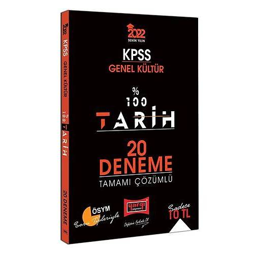 Yargý Yayýnlarý 2022 KPSS Genel Kültür %100 Tarih Tamamý Çözümlü 20 Deneme
