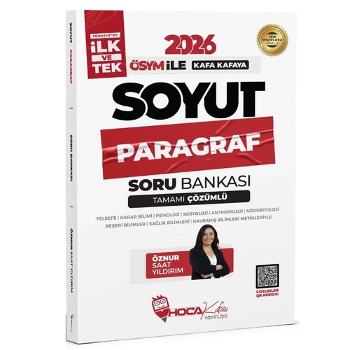 Hoca Kafas 2026 KPSS TYT ALES DGS Soyut Paragraf Soru Bankas zml - znur Saat Yldrm Hoca Kafas Yaynlar
