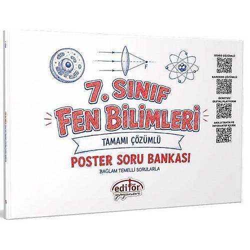 Edit�r 7. S�n�f Fen Bilimleri Poster Soru Bankas� ��z�ml� Edit�r Yay�nlar�
