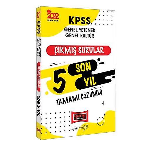 Yargı Yayınları 2022 KPSS GY GK Tamamı Çözümlü Son 5 Yıl Çıkmış Sorular