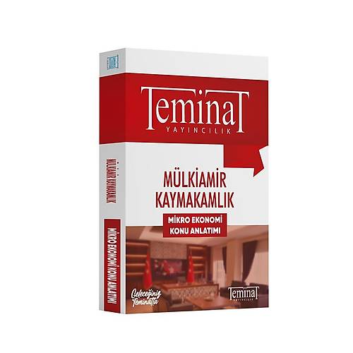 Mlkiamir Kaymakamlk Mikro ktisat Konu Anlatm Kitab