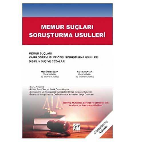 Gazi Memur Sular Soruturma Usulleri - mit Aslan , Fazl Emektar