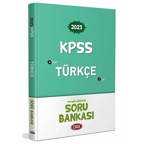 Data Yayýnlarý 2023 KPSS Türkçe Soru Bankasý