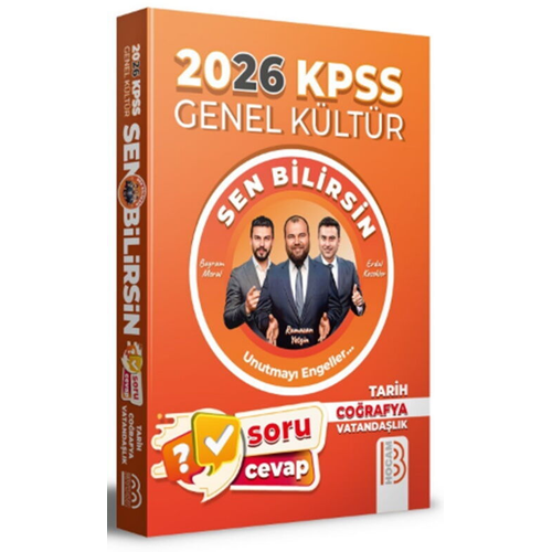 Benim Hocam Yay�nlar� 2026 KPSS Genel K�lt�r Sen Bilirsin Tarih Co�rafya Vatanda�l�k Soru Cevap Kitab�