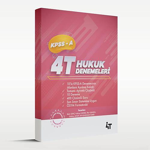 4T KPSS-A TAMAMI ZML 4T 10'LU HUKUK DENEMELER 3.BASKI