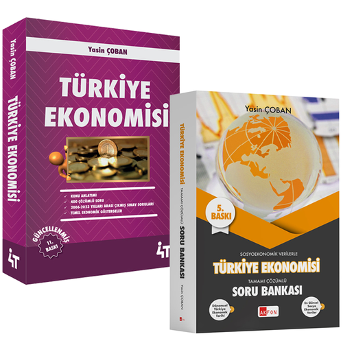 Trkiye Ekonomisi Konu + Soru 2'li Set Yasin oban 2024