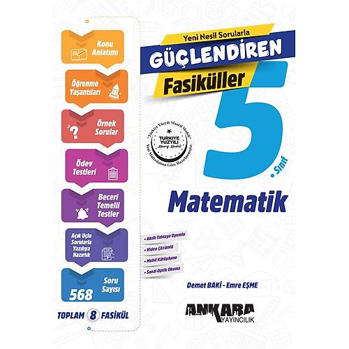 5. Snf Glendiren Matematik Fasikller Demet BAK - Emre EME Ankara Yaynclk
