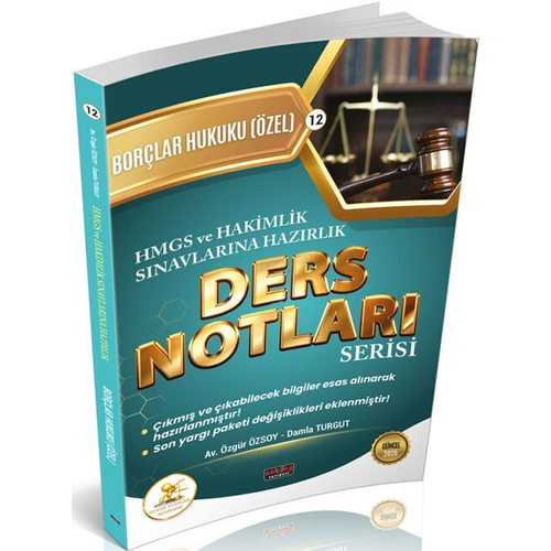 Sava� Yay�nlar� 2026 HUKAL HMGS-HAK�ML�K Bor�lar Hukuku �zel H�k�mler Ders Notlar� �zg�r �zsoy, Damla Turgut