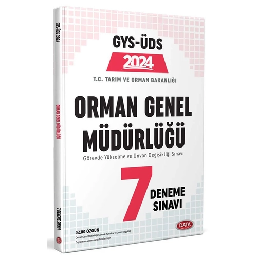 Data Yaynlar Orman Genel Mdrl GYS-DS 7 Deneme Snav