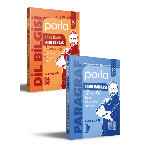 Benim Hocam Yay�nlar� 2027 TYT- AYT- DGS- ALES- KPSS- MS� Parla Dil Bilgisi ve Paragraf Soru Bankas� Seti Kadir G�m��