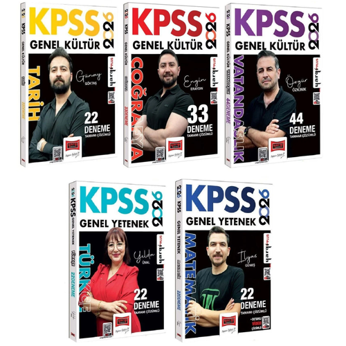 Yarg� Yay�nlar� 2026 KPSS Genel Yetenek Genel K�lt�r 143 Deneme 5'li Set