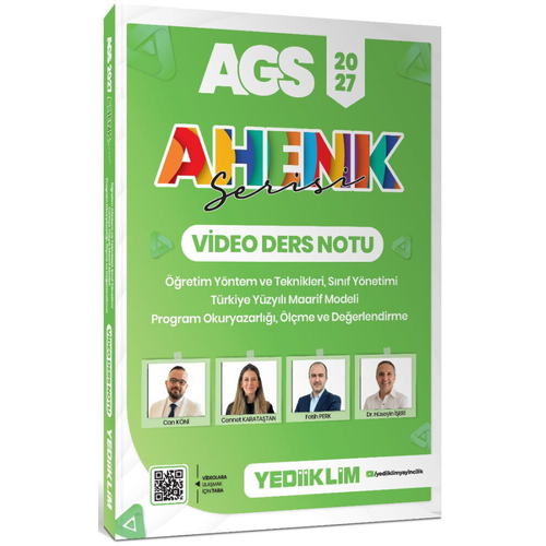 Yediiklim Yay�nlar� 2027 AGS Ahenk Serisi �YT S�n�f Y�netimi TYMM Program Okuryazarl��� �l�me ve De�erlendirme Video Ders Notu
